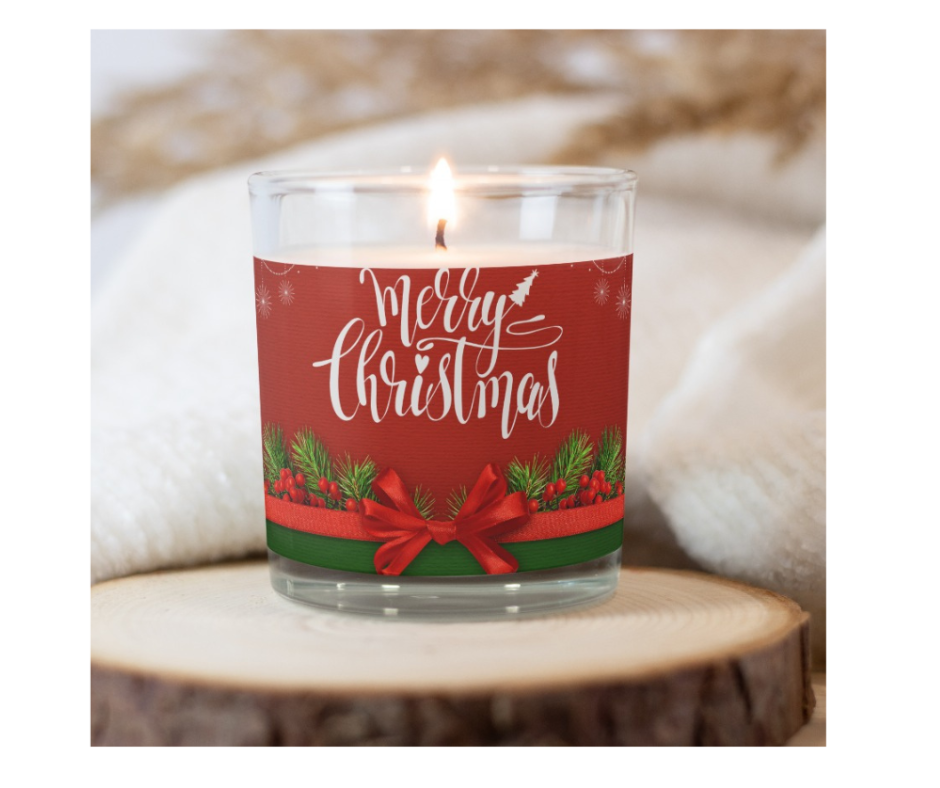 Red and Green Modern Christmas Greeting Facebook Post (2)